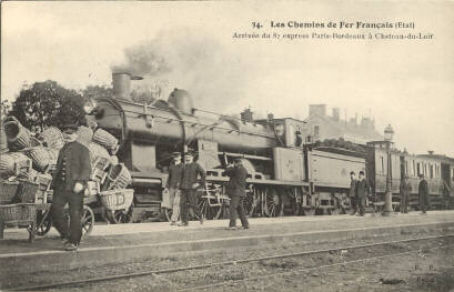 Carte postale Paris Bordeaux